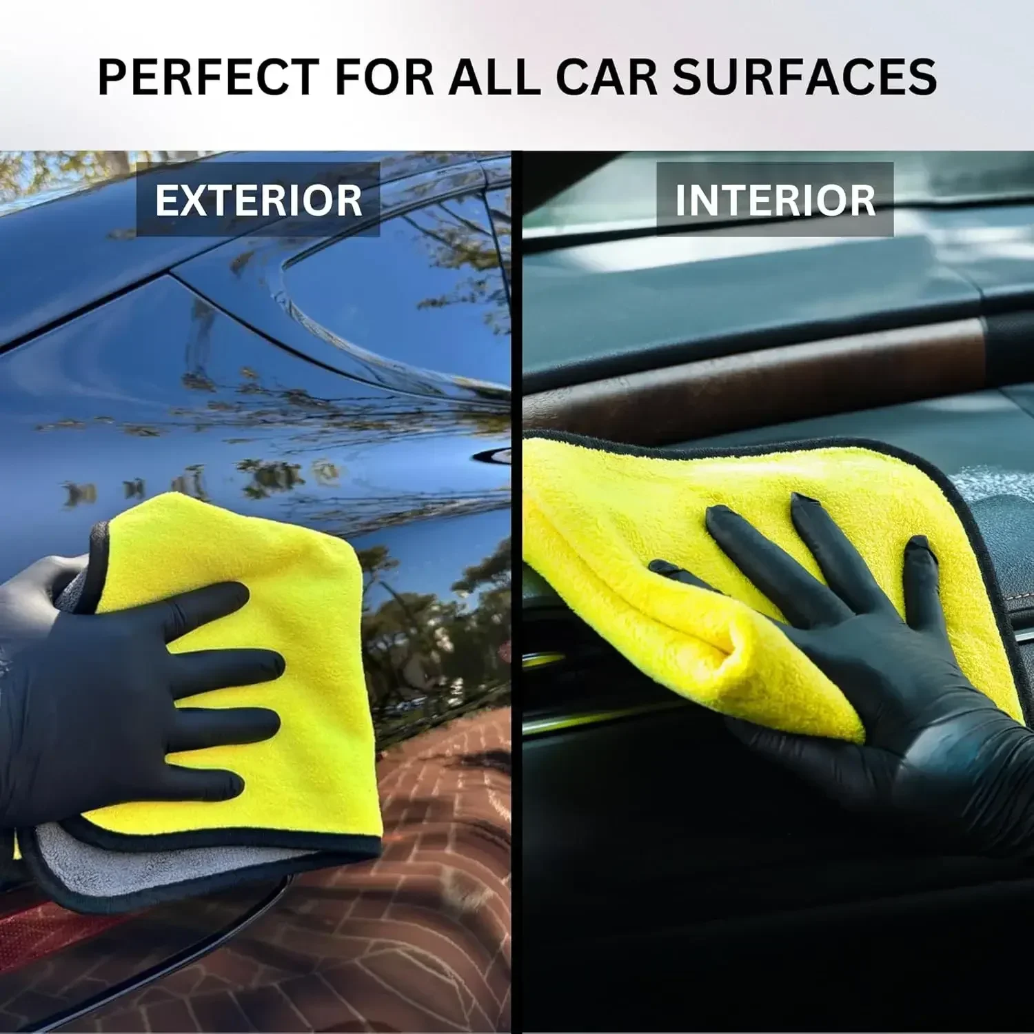 Microfiber Car Drying Towel Super Absorbent - 1/10 шт. Салфетка из микрофибры для