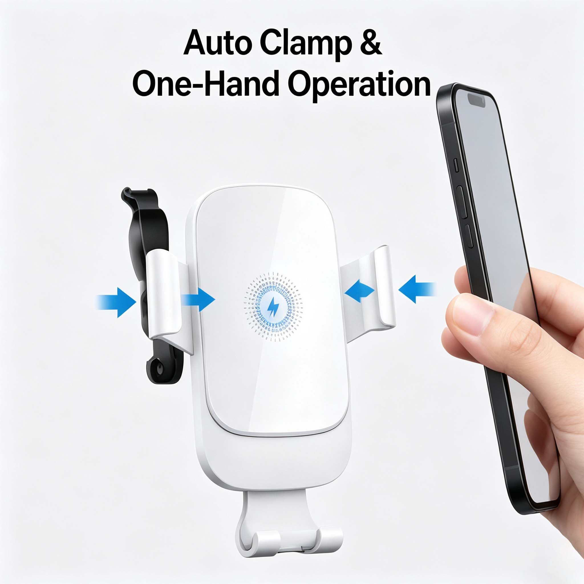 Беспроводное автомобильное зар – обзор и цена Magnetic Phone Holder For Car Vent